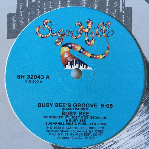Busy Bee - Busy Bee's Groove - Sugar Hill Records - SH 32043 - 12" 2427886262