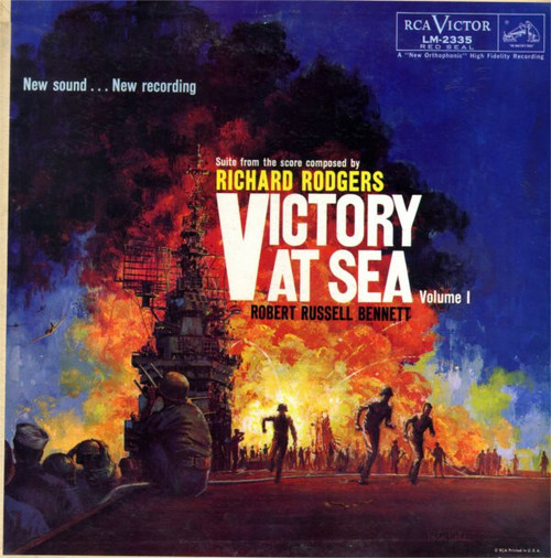Richard Rodgers / Robert Russell Bennett / RCA Victor Symphony Orchestra - Victory At Sea Volume 1 - RCA Victor Red Seal, RCA Victor Red Seal - LM-2335, LM 2335 - LP, Album, Mono 2503074359