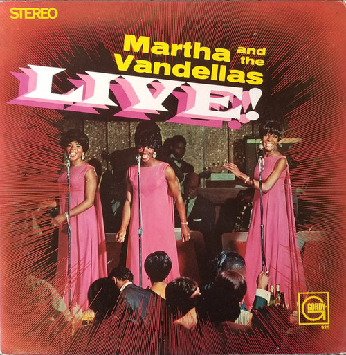 Martha Reeves & The Vandellas - Live! - Gordy, Gordy, Gordy - 925, GS 925, GLPS-925 - LP, Album 2396410717