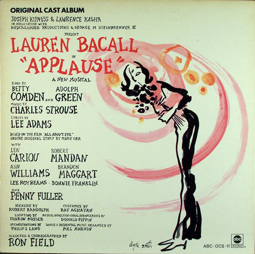 Lauren Bacall - Applause (Original Broadway Cast) - ABC Records - ABC-OCS-11 - LP, Album, Lon 2485392467