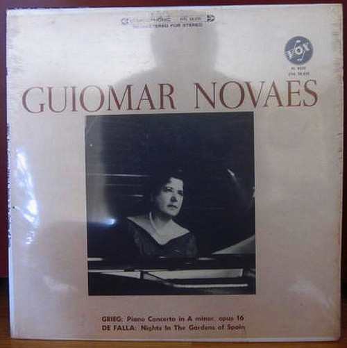 Guiomar Novaes, Edvard Grieg, Manuel De Falla - Grieg: Piano Concerto In A Minor, Opus 16 - - - De Falla: Nights In The Garden Of Spain - VOX (6) - STPL 58.520 - LP 2449871921