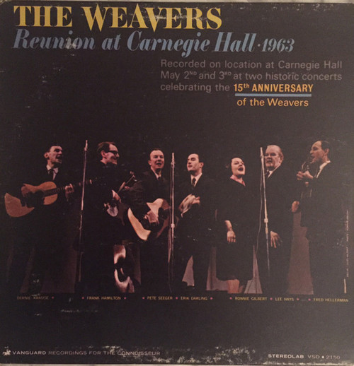 The Weavers - Reunion At Carnegie Hall - 1963 - Vanguard - VSD 2150 - LP, RE 2418033962