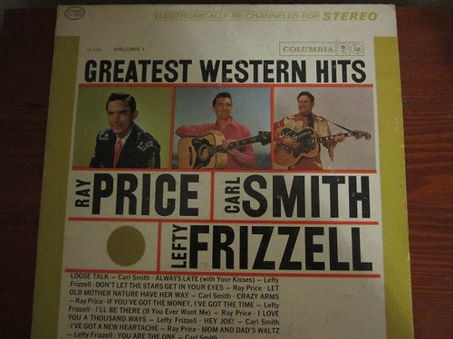 Various - Greatest Western Hits, Vol. 1: Ray Price, Carl Smith, Lefty Frizzell - Columbia - CS 8776 - LP, Comp 2498745542