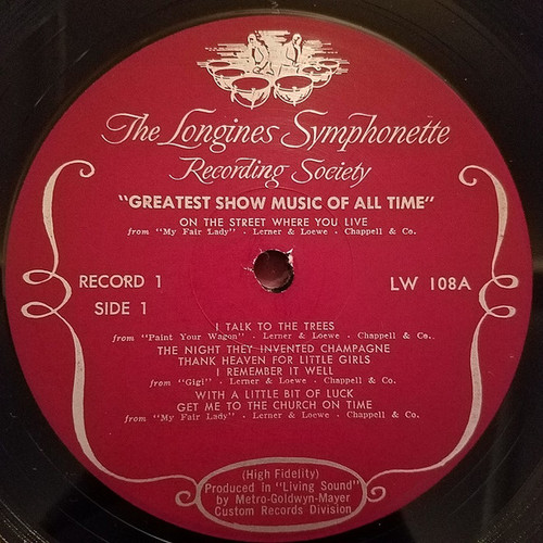 The Longines Symphonette - Greatest Show Music Of All Time - Longines Symphonette Society - none - 8xLP + Box 2538261447