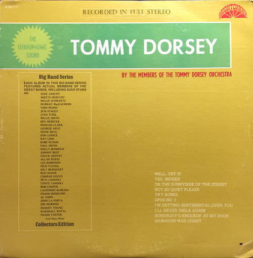 Members Of The Dorsey Orchestra - The Stereophonic Sound Of Tommy Dorsey - Bright Orange - X-BO-711 - LP, Comp 2481752618