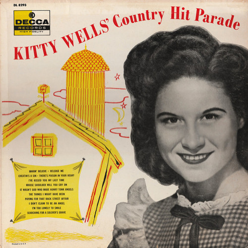 Kitty Wells - Kitty Wells' Country Hit Parade - Decca - DL 8293 - LP, Mono, RE, Pin 2427492770