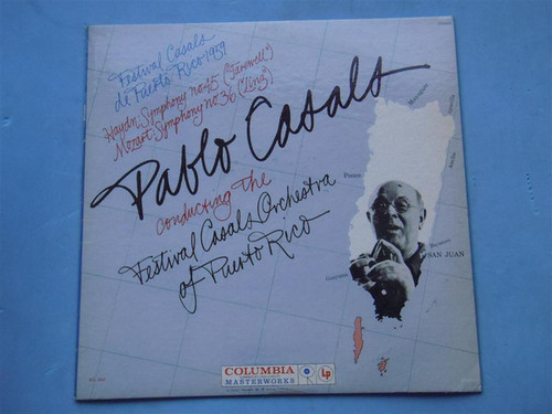 Pablo Casals - Festival Casals de Puerto Rico 1959 - Columbia - ML 5449 - LP, Album 2538522057