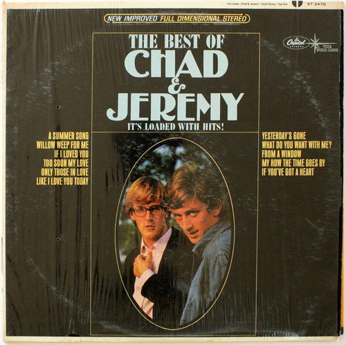 Chad & Jeremy - The Best Of Chad & Jeremy - Capitol Records - ST 2470 - LP, Comp 2437446533