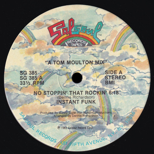 Instant Funk - No Stoppin' That Rockin' - Salsoul Records - SG 385 - 12", Single 2470563710