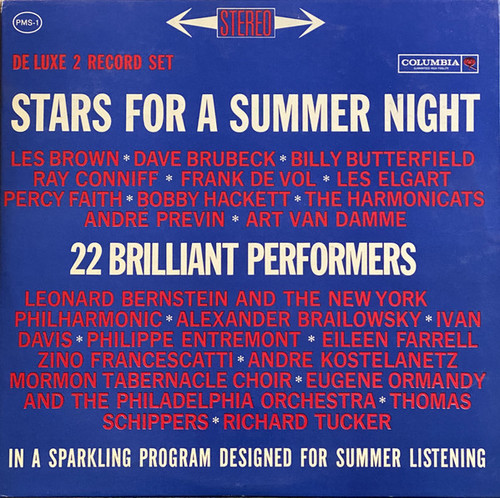 Various - Stars For A Summer Night - Columbia, Columbia Masterworks - PMS-1 - 2xLP, Comp 2462638535