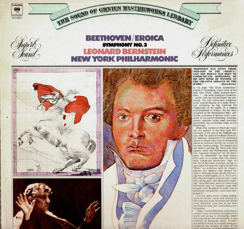 Leonard Bernstein, The New York Philharmonic Orchestra - Beethoven/Eroica - Symphony No.3 - Columbia - M 31822 - LP 2417880017