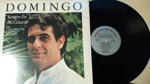 Placido Domingo - Always In My Heart (Siempre En Mi Coraz√≥n) - The Songs Of Ernesto Lecuona - CBS - DJL 10355 - LP 2461094561