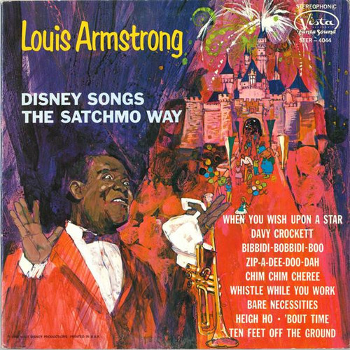 Louis Armstrong - Disney Songs The Satchmo Way - Buena Vista Records - STER-4044 - LP 2535136686