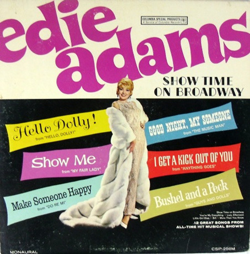 Edie Adams - Show Time On Broadway - Columbia Special Products - CSP 256M - LP, Album, Mono, Ltd 2452933919