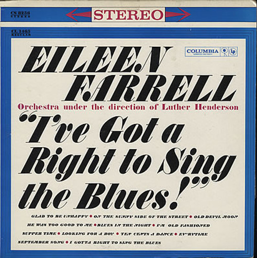 Eileen Farrell - I've Got A Right To Sing The Blues - Columbia - CS 8256 - LP, Album 2461127369