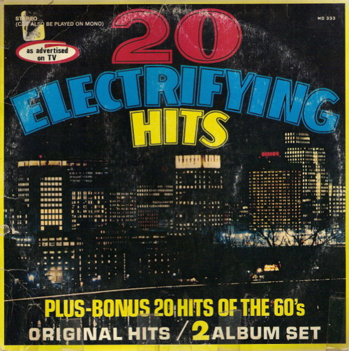 Various - 20 Electrifying Hits Plus-Bonus 20 Hits Of The 60's - K-Tel, K-Tel, K-Tel, K-Tel - TU 226, TU 227, MO 333, P2 11630 - 2xLP, Comp 2461313207