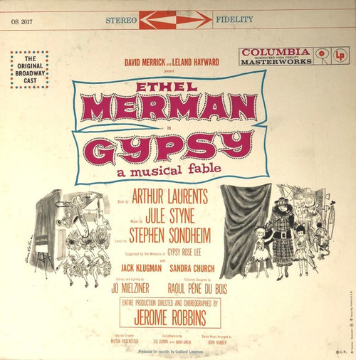 Ethel Merman - Gypsy - A Musical Fable - Columbia Masterworks - OS 2017 - LP, Album 2451215321