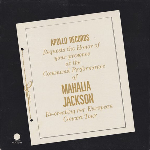 Mahalia Jackson - Command Performance - Apollo Records (2) - ALP 1001 - LP, Comp, Mono 2452842878