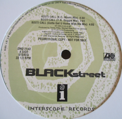 Blackstreet - Booti Call / I Like The Way You Work - Interscope Records - DMD 2143 - 12", Promo 2426198429