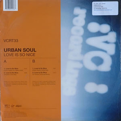 Urban Soul - Love Is So Nice - VC Recordings, VC Recordings - VCRT33, 7243 8 95153 6 7 - 12" 2455878680