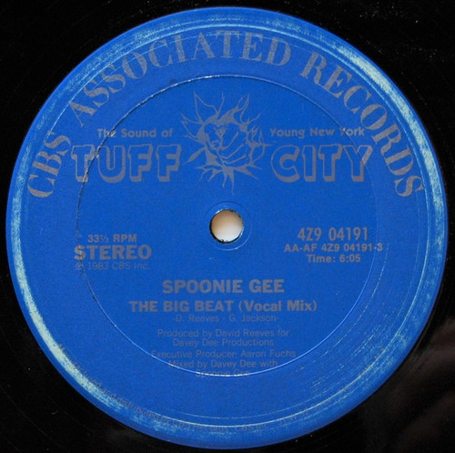 Spoonie Gee - The Big Beat - Tuff City, CBS Associated Records - 4Z9 04191 - 12", Single, Promo, Pit 2493083585