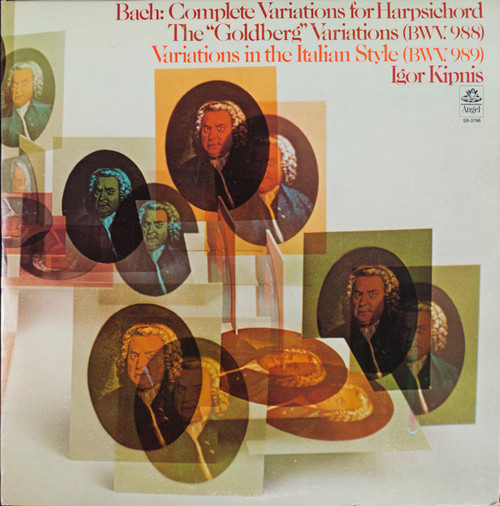 Johann Sebastian Bach, Igor Kipnis - Complete Variations For Harpsichord - Angel Records - SB-3796 - 2xLP, RP, Gat 2416944860