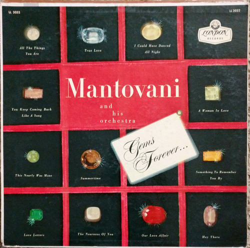 Mantovani And His Orchestra - Gems Forever... - London Records, London Records - LL 3032, LL.3032 - LP, Album 2462482517