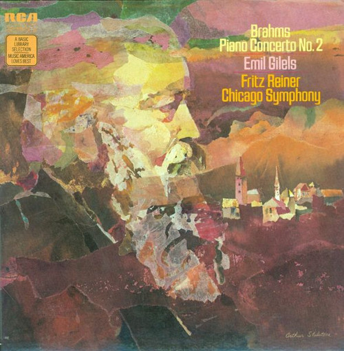 Johannes Brahms, Fritz Reiner, The Chicago Symphony Orchestra, Emil Gilels - Piano Concerto No. 2 - RCA Victrola - VICS 1026 - LP, Album, RE, RP 2449950611