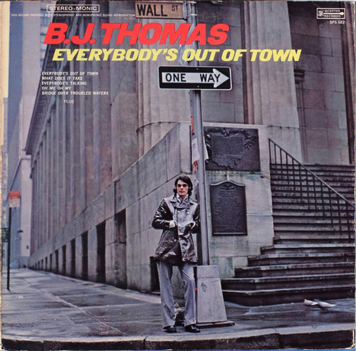 B.J. Thomas - Everybody's Out Of Town - Scepter Records, Scepter Records - SPS-582, SPS 582 - LP, Album, Ste 2499123188