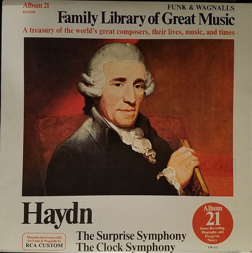 Joseph Haydn - The Surprise Symphony / The Clock Symphony - RCA Custom - FW-321 - LP 2498578604