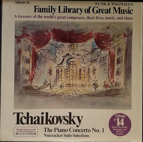 Pyotr Ilyich Tchaikovsky - The Piano Concerto No. 1 - Nutcracker Suite Selections - RCA Custom - FW-314 - LP, Album, Comp 2498549039