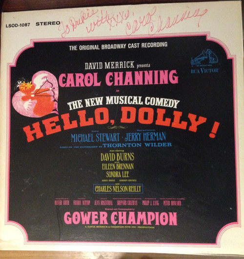 David Merrick (2) Presents Carol Channing - Hello, Dolly! (The Original Broadway Cast Recording) - RCA Victor - LSOD-1087 - LP, Gat 2538278985