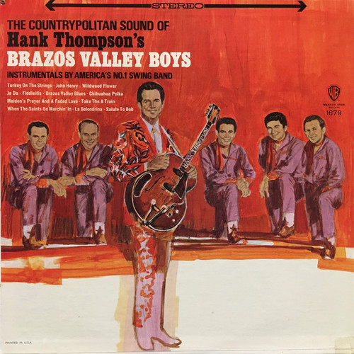 Hank Thompson And His Brazos Valley Boys - The Countrypolitan Sound Of Hank Thompson's Brazos Valley Boys - Warner Bros. Records - WS 1679 - LP, Album 2500474001