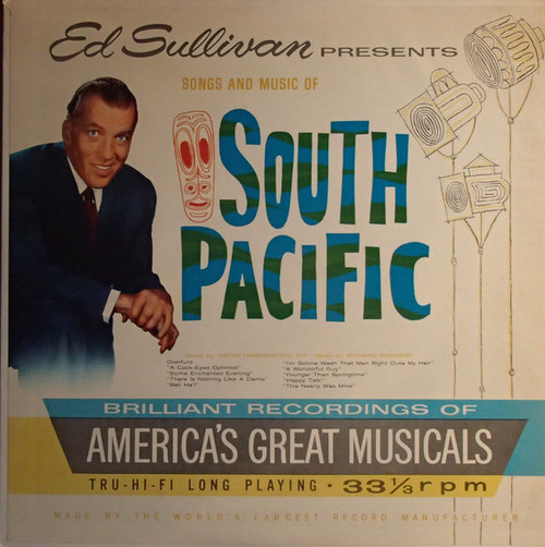 Ed Sullivan - Ed Sullivan Presents Songs And Music Of South Pacific - National Academy Record Club - ES 5 - LP, Album, Mono 2485601525