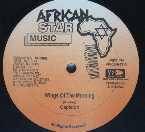 Capleton - Wings Of The Morning - African Star Music - VPRD-5477 - 12" 2470569068