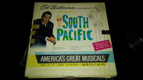 Ed Sullivan - Ed Sullivan Presents South Pacific - National Academy Record Club - ES 5 - LP, Album, Mono 2500286006