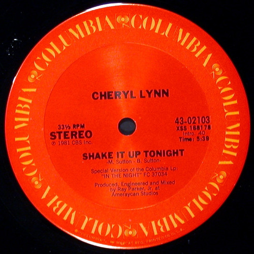 Cheryl Lynn - Shake It Up Tonight (12")