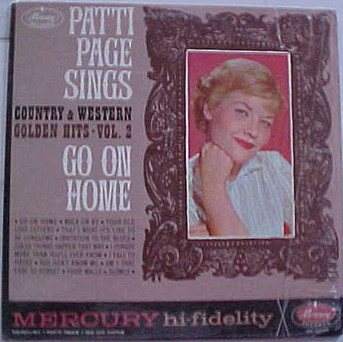 Patti Page - Go On Home - Mercury - MG-20689 - LP, Mono 2419271297