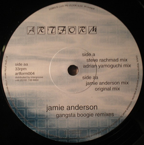 Jamie Anderson - Gangsta Boogie Remixes - Artform - artform004 - 12" 2412381077