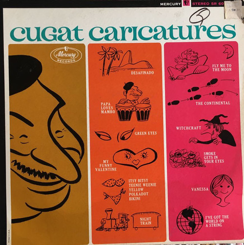 Xavier Cugat And His Orchestra - Cugat Caricatures - Mercury - SR 60888 - LP, Album 2469104660