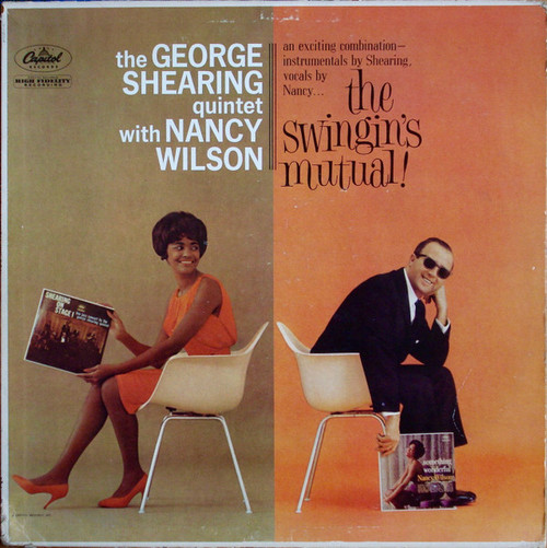 The George Shearing Quintet With Nancy Wilson - The Swingin's Mutual - Capitol Records, Capitol Records - T 1524, T-1524 - LP, Album, Los 2469107714