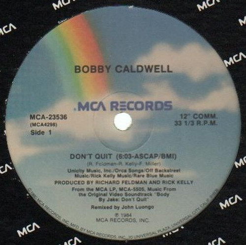 Bobby Caldwell - Don't Quit - MCA Records - MCA-23536 - 12" 2426244725