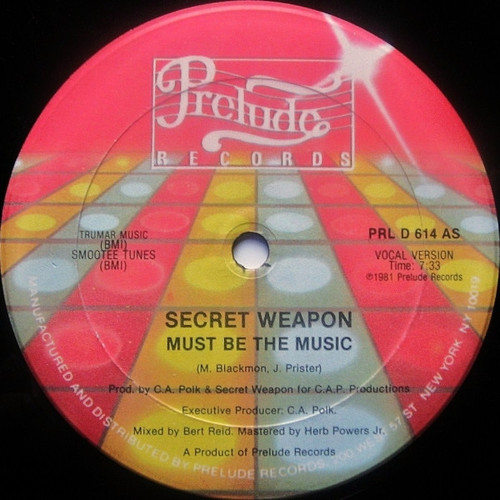 Secret Weapon (2) - Must Be The Music - Prelude Records - PRL D 614 - 12" 2449007285
