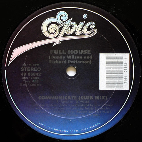 Full House - Communicate - Epic - 49 06842 - 12" 2427979544