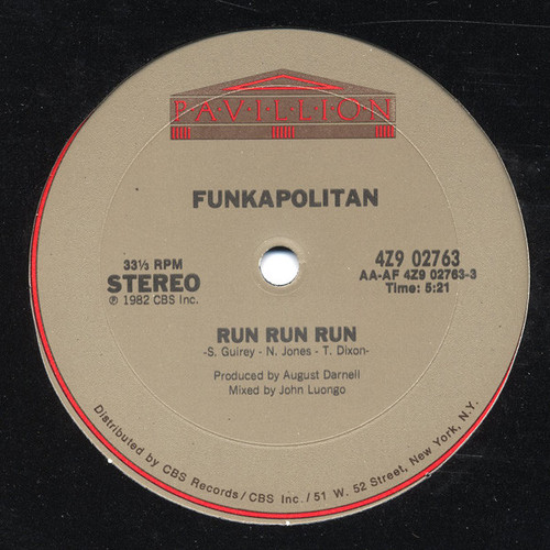 Funkapolitan - Run Run Run - Pavillion - 4Z9 02763 - 12" 2449011446