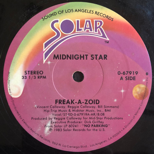 Midnight Star - Freak-A-Zoid - Solar - 0-67919 - 12", Single, AR  2471474390