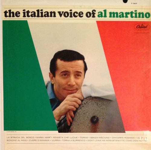 Al Martino - The Italian Voice Of Al Martino - Capitol Records - T 1907 - LP, Album, Mono 2462440265