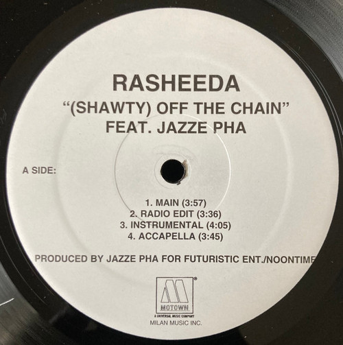 Rasheeda (2) - (Shawty) Off The Chain - Motown - none - 12" 2463570617
