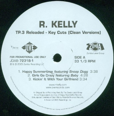 R. Kelly - TP.3 Reloaded - Key Cuts - Jive - JDAB-72318-1 - 2xLP, Album, Promo 2463912116