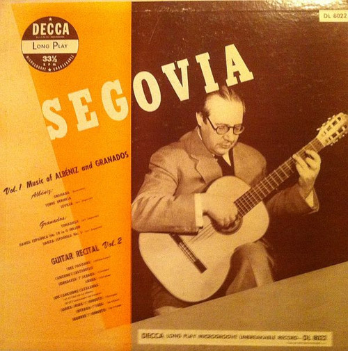 Andr√©s Segovia - Guitar Solos - Decca - DL 8022 - LP 2430864662